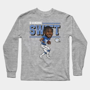 D'Andre Swift Detroit Cartoon Long Sleeve T-Shirt